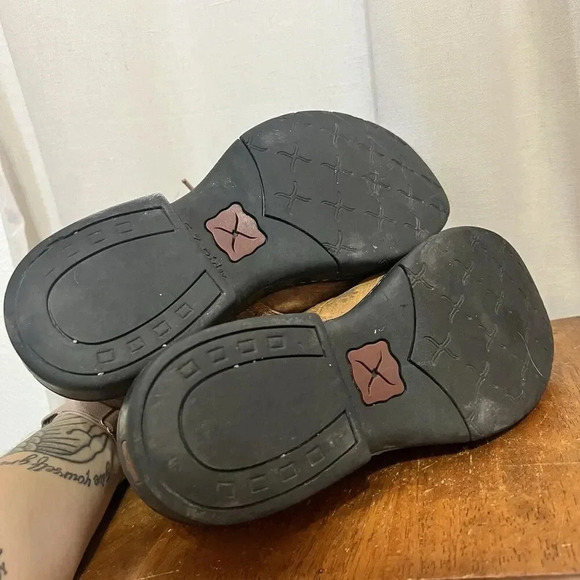 Twisted X Steel Toe EZ Rider Boots Leather Work Chore Barn Equestrian Riding 7 M - Picture 10 of 16